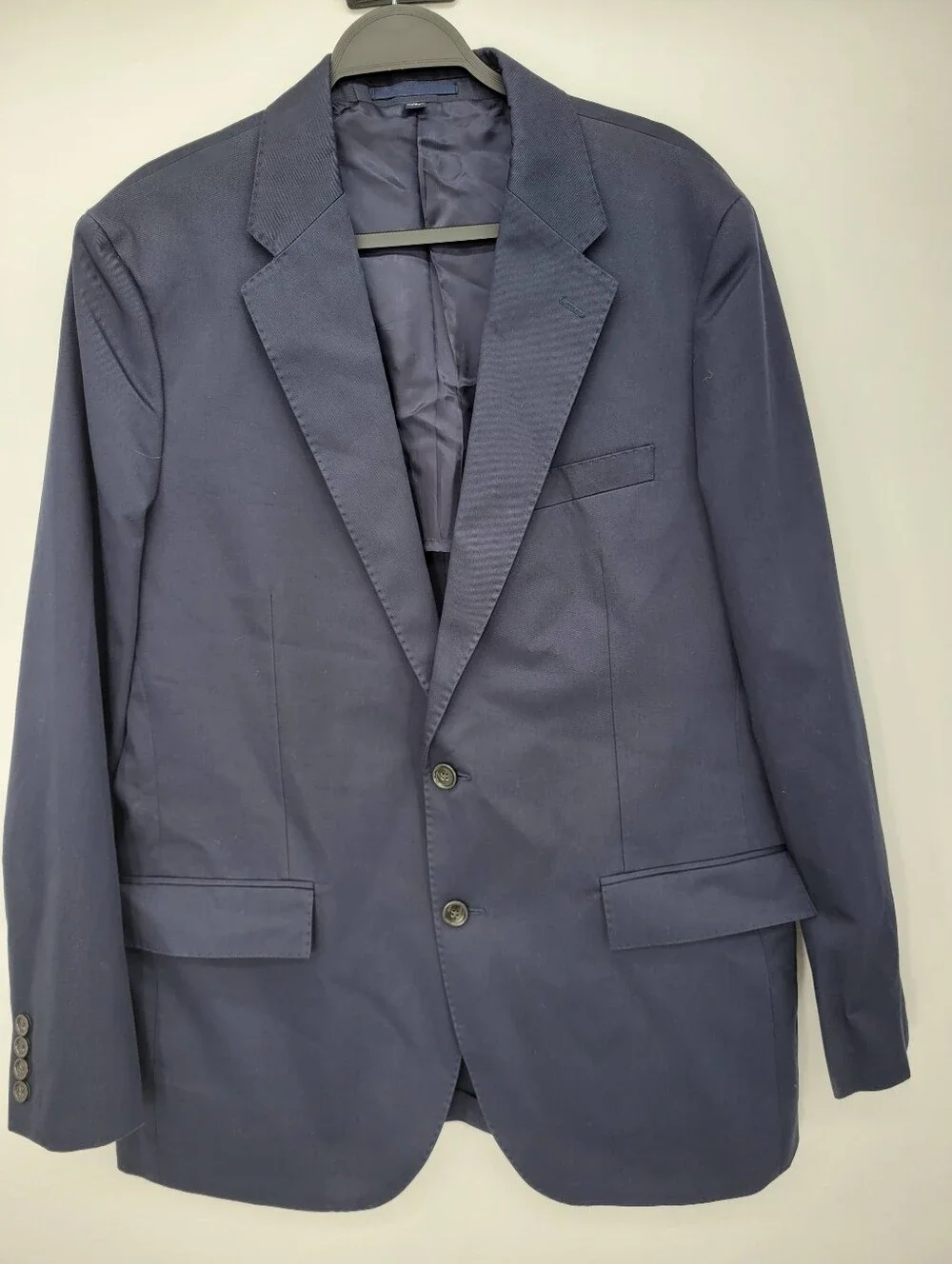 J Crew Ludlow Slim-fit suit jacket in Japanese cotton chino CQ521 Navy Size 42R